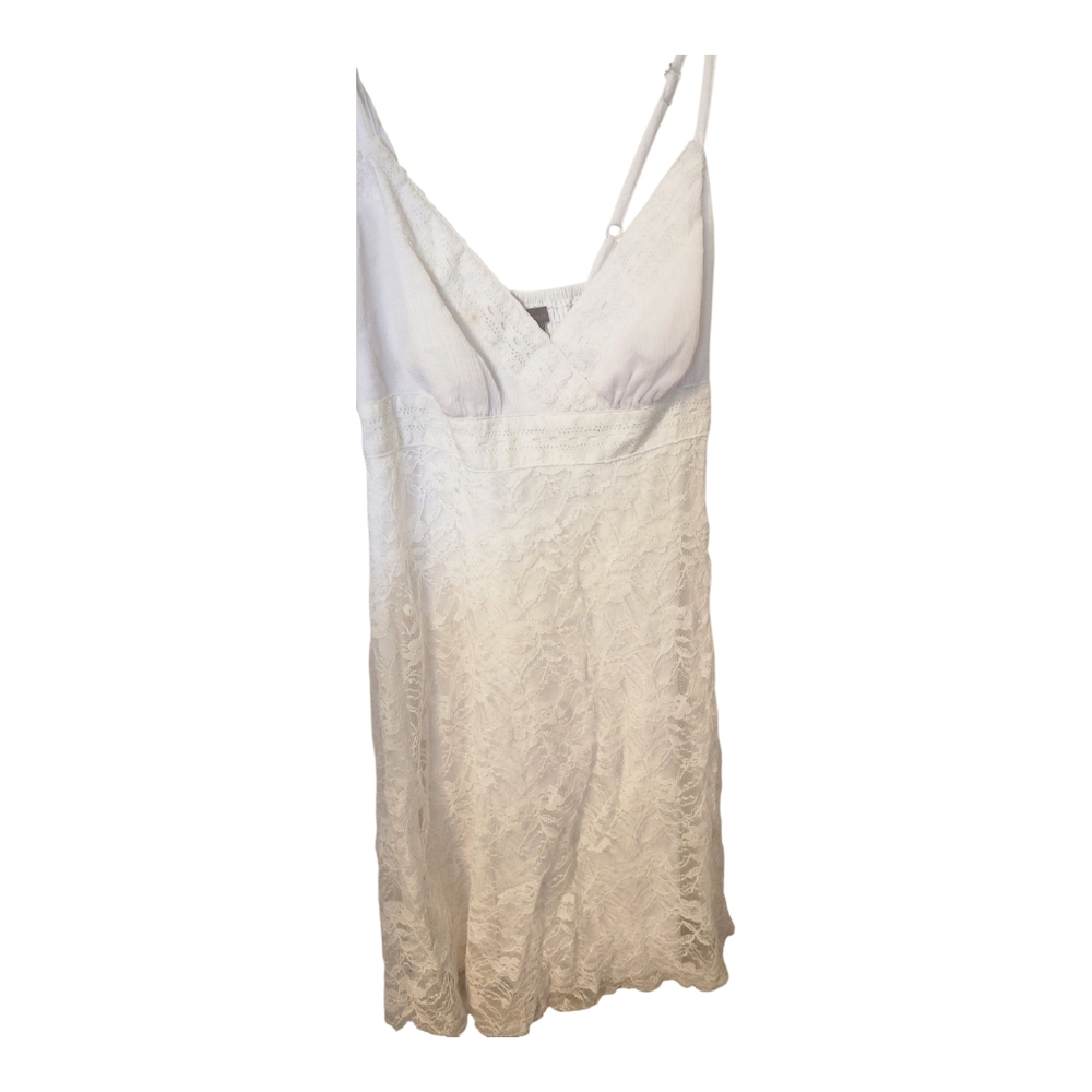 Fire Las Angeles Lace Mini Dress with Spaghetti straps, pullover Size S